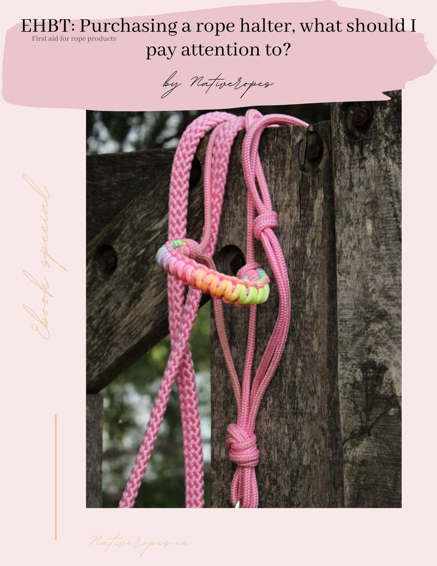 E-book: What should I pay attention to when purchasing a rope halter?