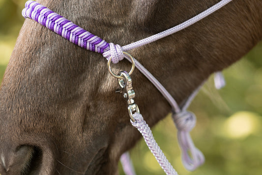 Create your own rope halter - Fishbone braid